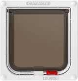 Cat Mate Lockable Cat Flap Easy Fitting Durable Silent Weatherproof White view 5