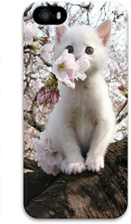 Amazon Iphone Se 5 5s ケース おしゃれ 猫 子猫 白猫 桜 かわいい Pc素材 超耐久 超薄型 スマホケース 携帯カバー ケース カバー 通販