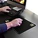 Crow King Esports Large Gaming Mouse Pad, Portable Mousepad for The Professional Gamer, Anti-Slip Base, Anti-Fraying Stitched Edges, Waterproof, Computer Mouse Mat, for The Best Online Games On PC