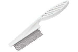 Pet Flea Comb, Tightly Spaced Teeth Hair Flea Comb Brush for Dogs Cats Pets, Grooming Tool to Remove Fleas, Mites, Ticks & Da