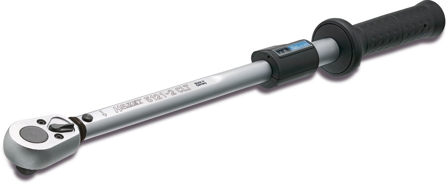 HAZET 5121-2CLT 435 mm 20 - 120 N m Torque Wrench - Hard Chrome Plated