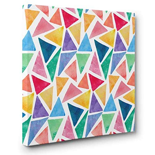 Absract Triangles CANVAS Wall Art Home Décor Handmade