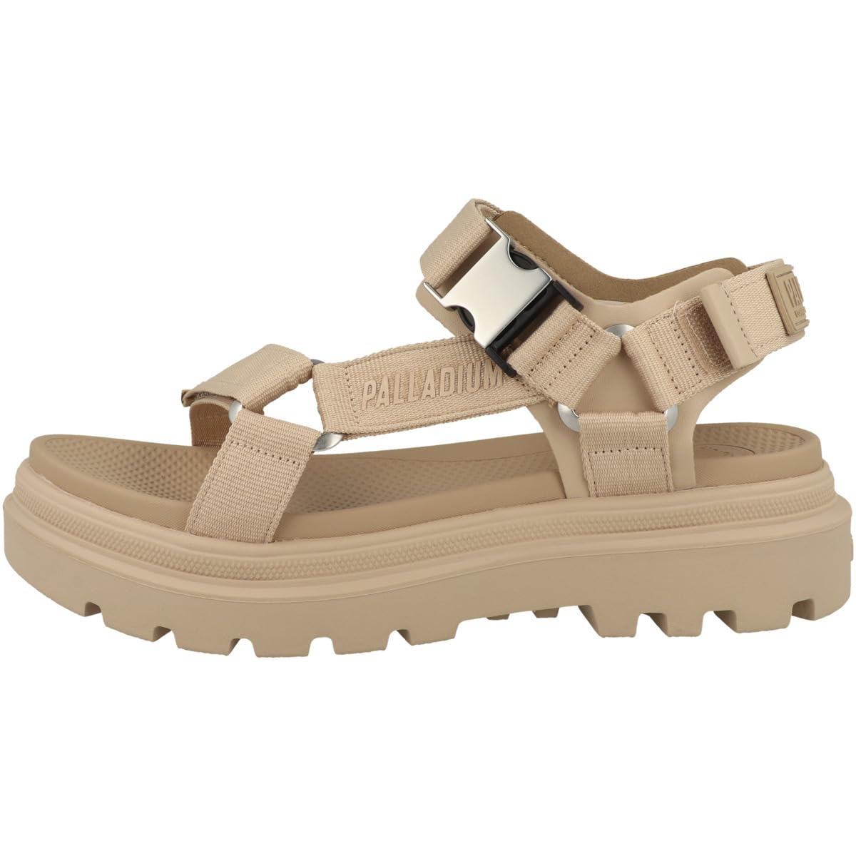 Palladium Women's Pallacruise Strap Sandals, Beige tan, 8.5 UK