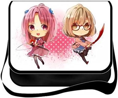Bootores Kyoukai no Kanata Pattern Canvas Messenger Bag Shoulder School Bags -23