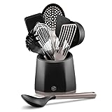 HexClad 9-Piece Kitchen Utensil Set, 9 Stainless