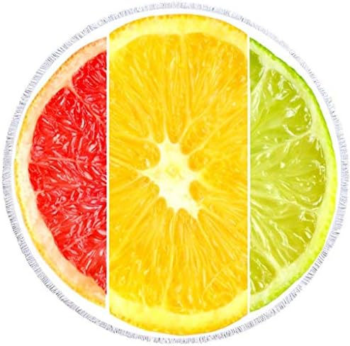 WORMENG Fruit Pattern Microfiber Digital Printing Beach Towel Yoga Mat Table Mat For Bathroom,Livingroom,Bedroom