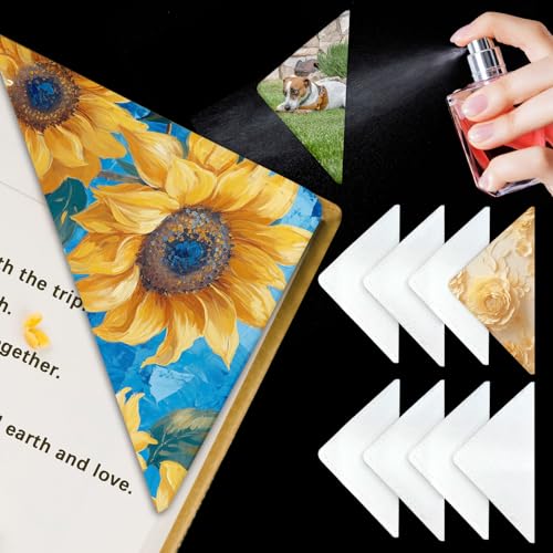 18 pcs Sublimation Bookmarks Double Sided,White Sublimation Bookmark Blank Personalized Book Mark Felt Bookmark Corner Bookmarks, Sublimation Book Marker