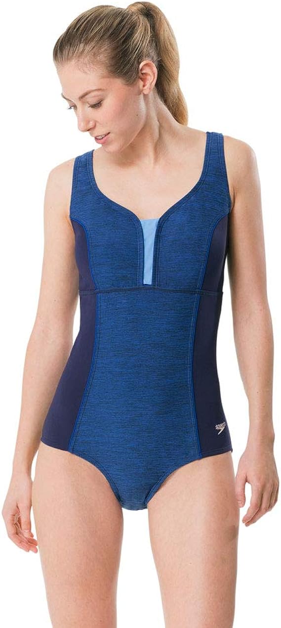 speedo women's texture touchback swimsuit