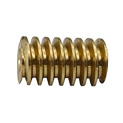 Brass Worm Gear Set - 0.5 Modulus 20T 20:1