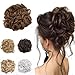 Elailite Messy Curly Combs Hair Bun Extensions Easy, No Color, Size No Size