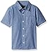 French Toast Boys' Short Sleeve Washed Chambray Shirt