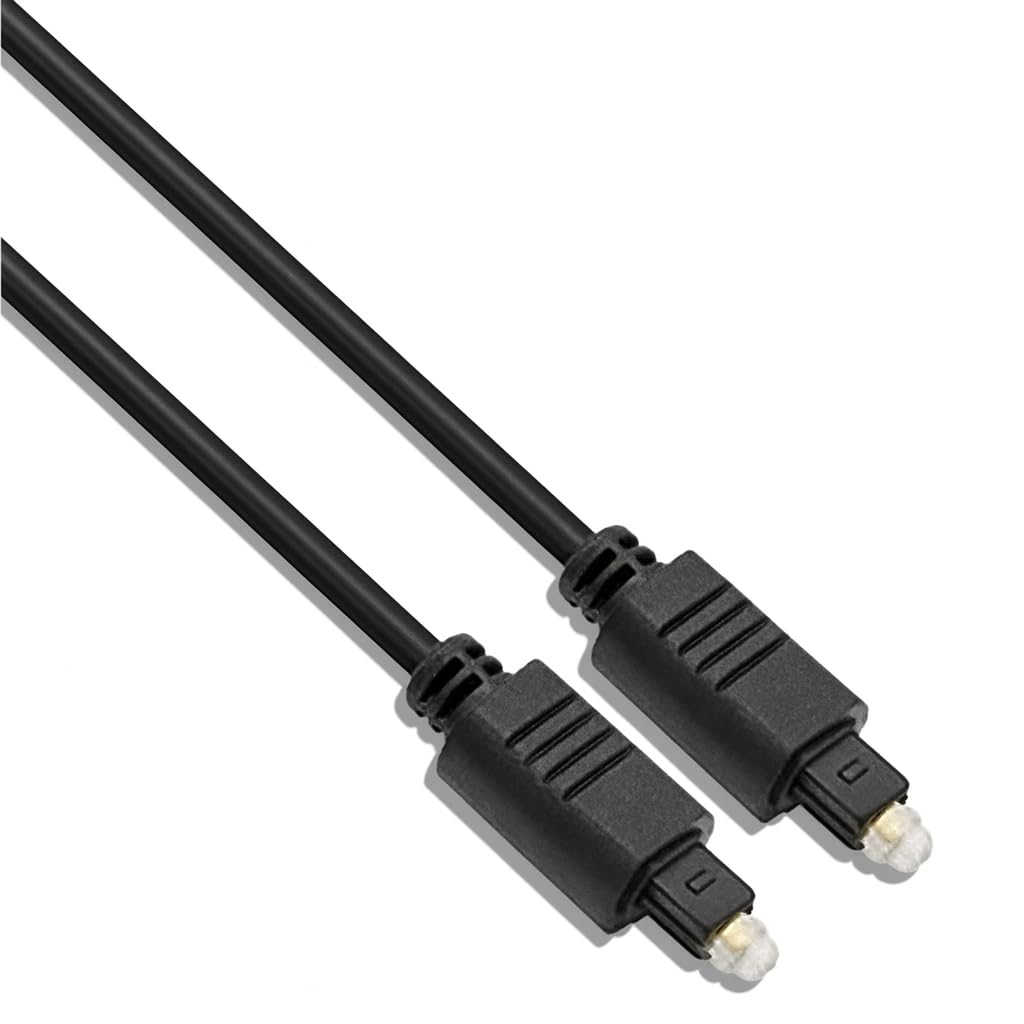 AAA PRODUCTS Toslink Digital Optical Audio Cable - Spdif Optical cable for Speaker, Sound Bar, DVD Players, Amplifier, Gaming Console, TV, Media Player, Home Theatre and more - 1M