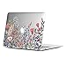 GMYLE MacBook Air 13 Inch Case A1466 A1369 Old Version 2010 2017, Hard Shell Plastic Clear Crystal Glossy Snap On Cover (Plum Floral Garden)