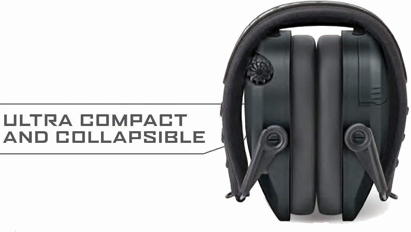 WALKER'S Razor Slim Electronic Quad Earmuff 23Db/Realtree Xtra Camo : Clothing