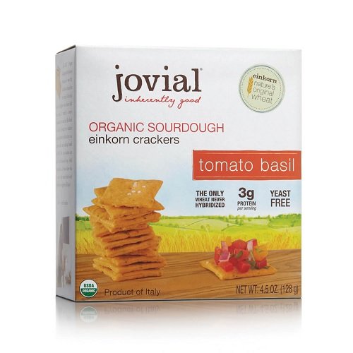 JOVIAL Rosemary Sourdough Einkorn Crackers, 4.5 OZ