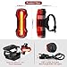 Albrillo Bicycle Tail Light, USB Rechargeable Rear Bike Lights With Waterproof and 6 Light Modes Function, Bright Safety Led Bike Back Light