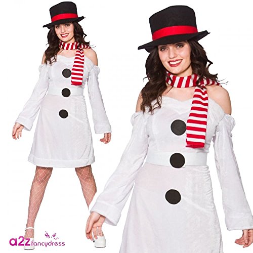ladies snowman costume