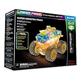 Laser Pegs 61010 Super Monster Truck 6-in-1 Building Set; The First Lighted Construction Toy to Ignite Your Child's Creativity; It's Your Imagination, Light It Up