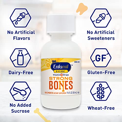 Enfamil Baby Vitamin DViSol Liquid Supplement Drops for Infants