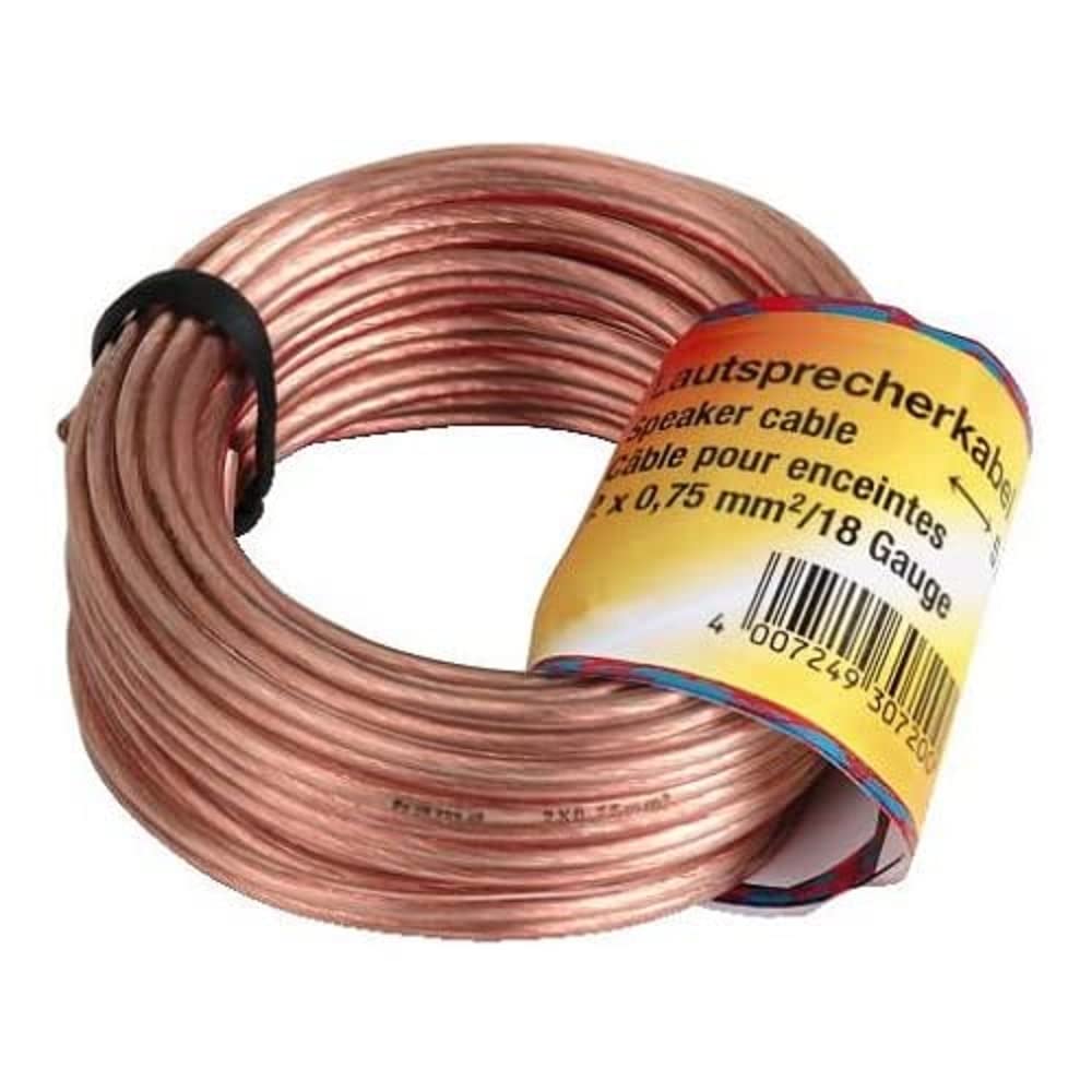 Hama 30721 Speaker Cable 2 x 0.75 mm 10m