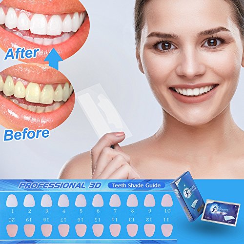 Teeth Whitening Strips, Herwiss 3D White Whitestrips with Mint Flavor