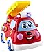 WolVol Cute Mini Electric Fire Truck Toy with Lights and Sirens, Moves around on its own, Talks and Teaches, English and Spanish Settings (can turn off the sounds while in action)