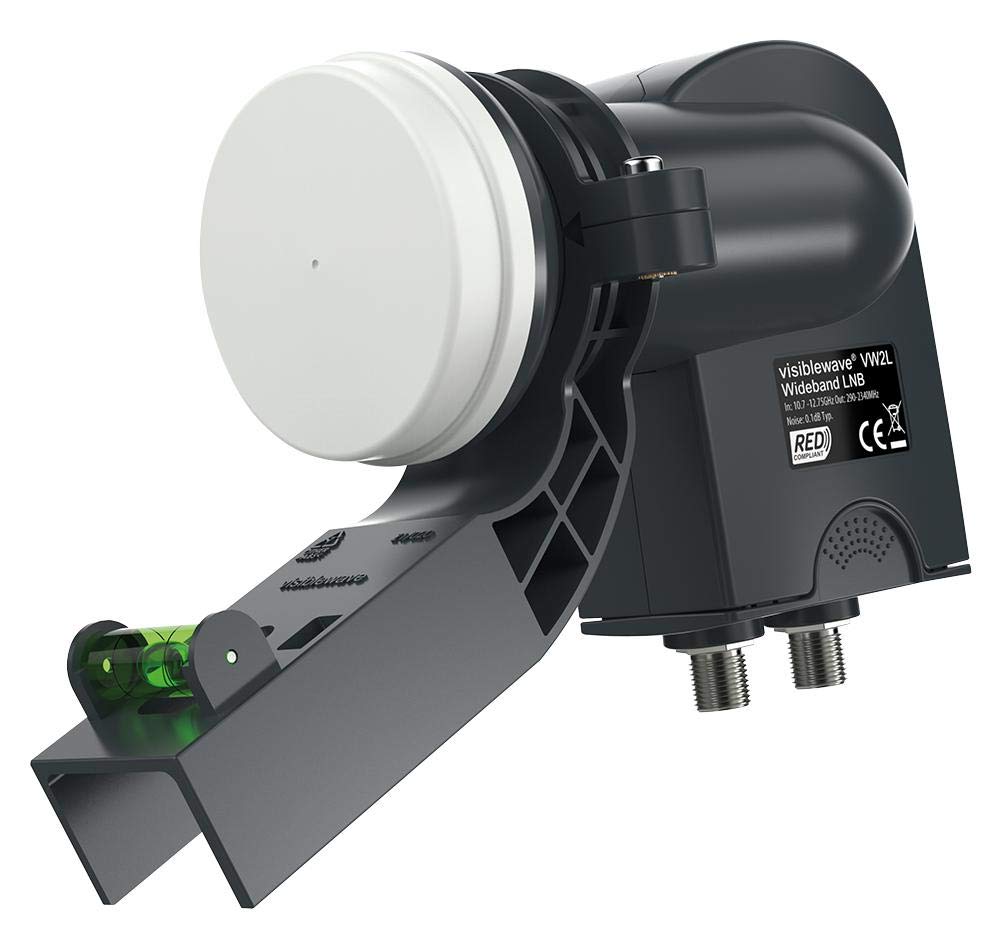 Twin Output Wideband LNB With Clamp, Product Range Dragonsat LNBs, Aerial & Satellite Equipment