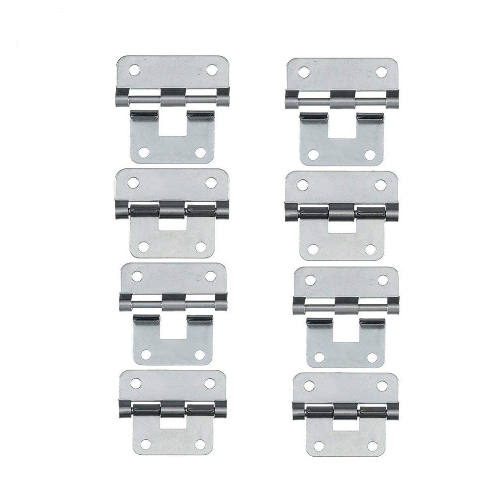 TakeApart/Lift Off Hinge Door Hinges Set of 8, Silver 647904636050