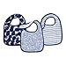 aden + anais 3 Piece Classic Snap Bib, Seafaring
