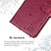 OCASE iPhone 6S Case [Free Screen Protector Included] Leather Wallet Flip Case for iPhone 6 / 6S Devices - Burgundy