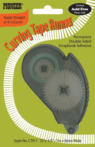 Pioneer Curving Tape Runner Permanent Double Sided Scrapbook Adhesive