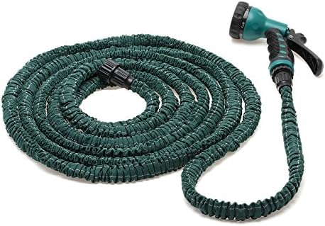 100 Feet Deluxe Expandable Flexible Garden Water Hose w/ Spray Nozzle Gun