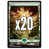 20 Hour of Devastation Forest #189 Magic the Gathering Basic FULL ART Land Lot