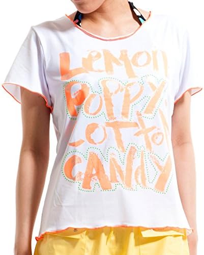 CHORUS Women's T-Shirt UPF50+ and UV Cut - Short Sleeve Rashgurd - Orange