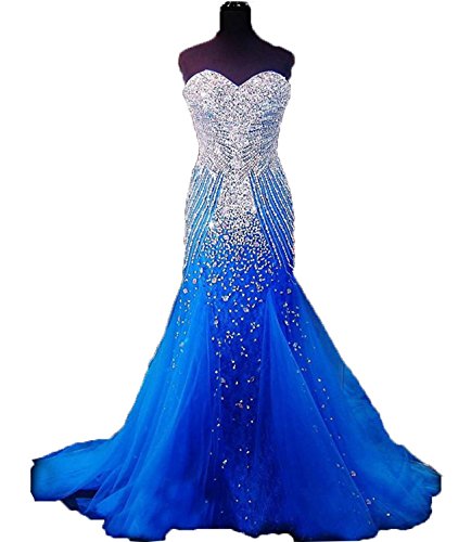 chinese dress ladies Open-Back Long Glitter Mermaid Prom Dress main image 1