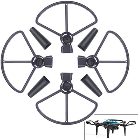 Nicertain DJI Spark Propeller Guards + Landing Gear Leg Extenders, 2 in 1 Accessories Set for DJI Spark Drone