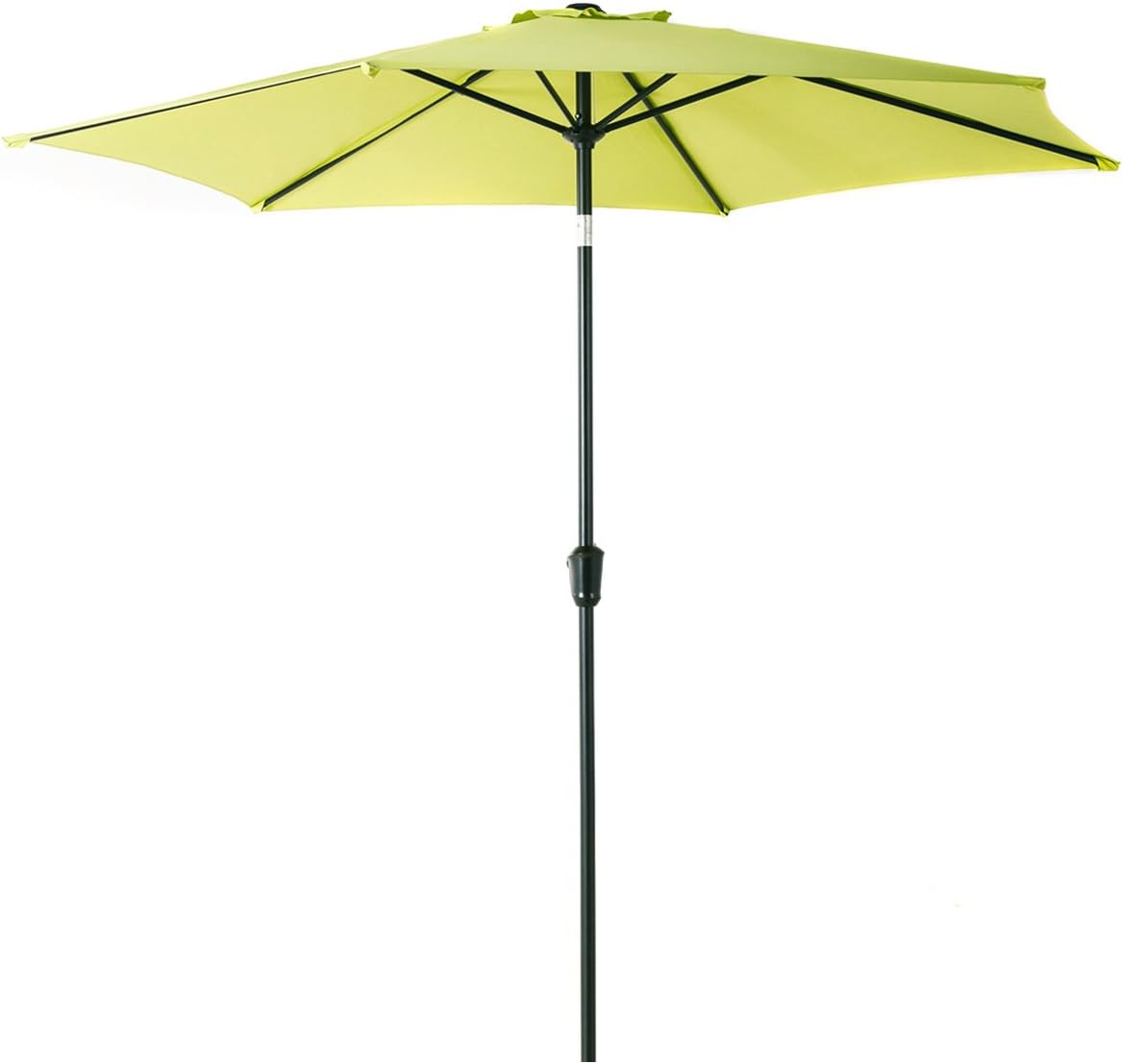 Amazon Com Grand Patio 9 Ft Aluminum Patio Umbrella Uv Protected Outdoor Umbrella With Push Button Tilt And Crank Lime Green Garden Outdoor