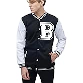 Yuji Itadori Mens Varsity Jacket Baseball Letterman Bomber Jacket Fleece Long Sleeve Coat Casual Clothing XXS-3XL