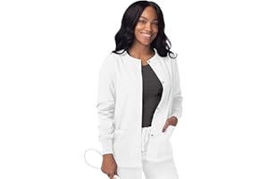 Sivvan Scrubs for Women - Front Snap Warm - Up Jacket