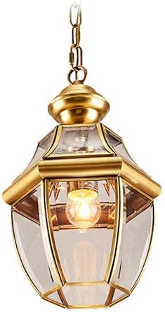 Lámpara colgante de pantalla de vidrio europea, accesorio de lámpara de