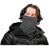 Turtle Fur Double-Layer Neck Warmer - Ultra-Soft, Stretchy Chelonia 150 Fleece Neck Gaiter Made with 100% Recycled Polyester