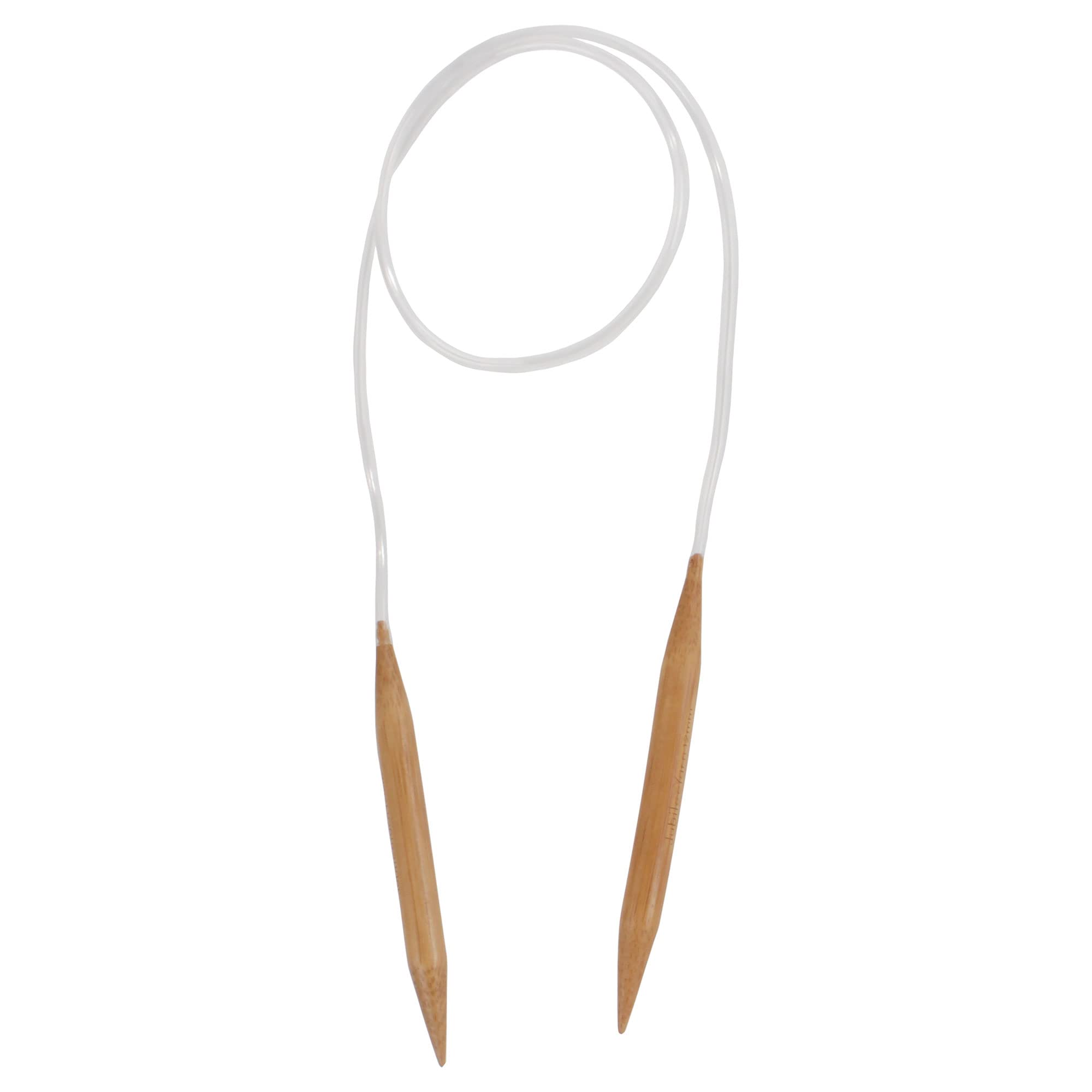 BambooMN JubileeYarn Jumbo Large Bamboo Circular Knitting Needles - US 17 (12mm) - 40"