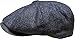 KBETHOS KBW-317 Blk L/XL Ascot Ivy Button Newsboy Hat