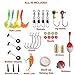 Kids Fishing Pole Beginner's Starter Fishing Kit Children Gifts Fishing Rod Full Set Light and Comfortable (Full kit)