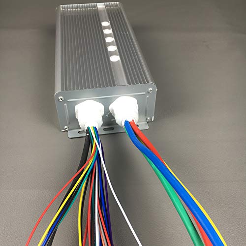 48-72V 48-96V 48-120V Brushless Motor Controller 2000W 3000W 4500W 5000W Motor Speed Controller 50A 80A 100A Wave Ebike Controller for Electric Vehicle Scooter Tricycle (48V-96V 5000W 100A) - Thumbnail 4