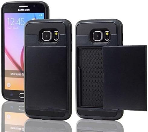 Galaxy S7 Case,Newstore ID Credit Card Holder Hard Case Back Cover For Samsung Galaxy S7 With Free Packing With Newstore Trademark gifts,Not Fit For Galaxy S7 Edge (Black)