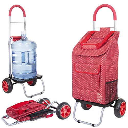dbest products Trolley Dolly Shopping Grocery Foldable Cart
