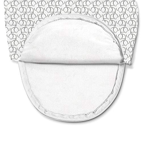 SwaddleMe Luxe Easy Change Swaddle, Ellie Elephant/Triangle Grey, Small