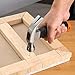 Hammer with Magnetic Nail Holder, Tacklife Claw Hammer with Anti-slip, Ergonomic Soft Rubber Handle for DIY and Household Small Jobs - HMH2A