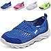WALUCAN Boys and Girls Water Shoes Breathable Mesh Running Shoes Anti-Slip Sneakers (Little/Big Kids)